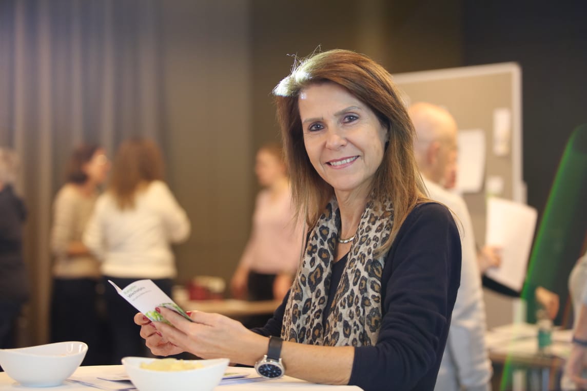 Sandra Wespi, Mitarbeiterin am Empfang des Alp Betagtenzentrums nahm an der Informationsveranstaltung teil: «Ich denke, mit einer sauberen Vorbereitung und einer guten Planung bin ich gut dran und schaue meiner Pensionierung angstfrei entgegen.»