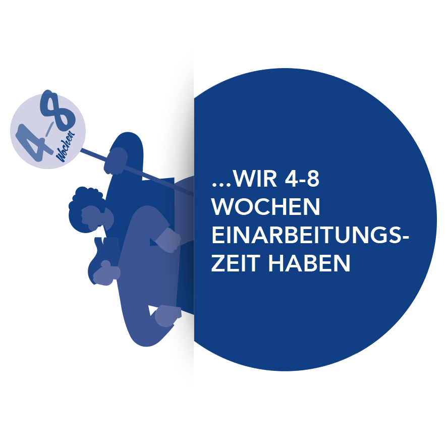 Die Einarbeitungszeit beim Wiedereinstieg beträgt bei der BZE AG 4-8 Wochen.