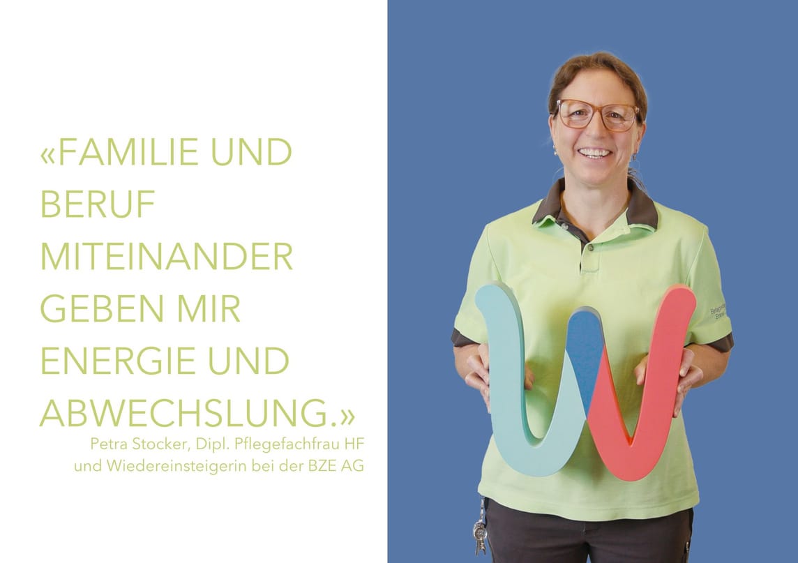 Familie und Beruf miteinander geben mir Energie und Abwechslung.