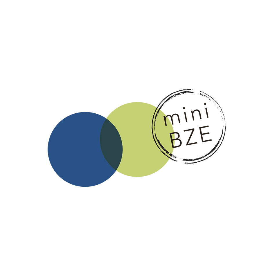 Das Mini BZE Logo zeigt die Arbeitgebermarke der BZE AG.